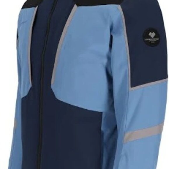 NEW OBERMEYER Men's Foundation Insulated Coat Size L Faded Blue - Picture 3 of 4